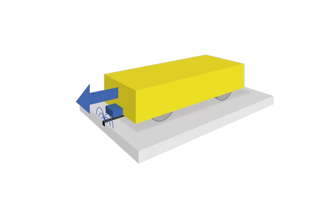Illustration of magnetic guidance
