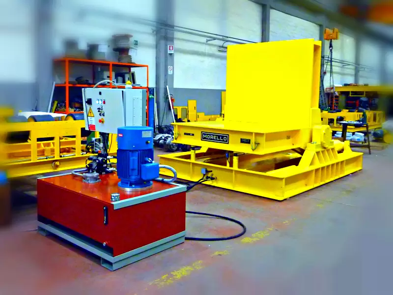 Volteador hidráulico inclinador 90° Capacidad 40 t