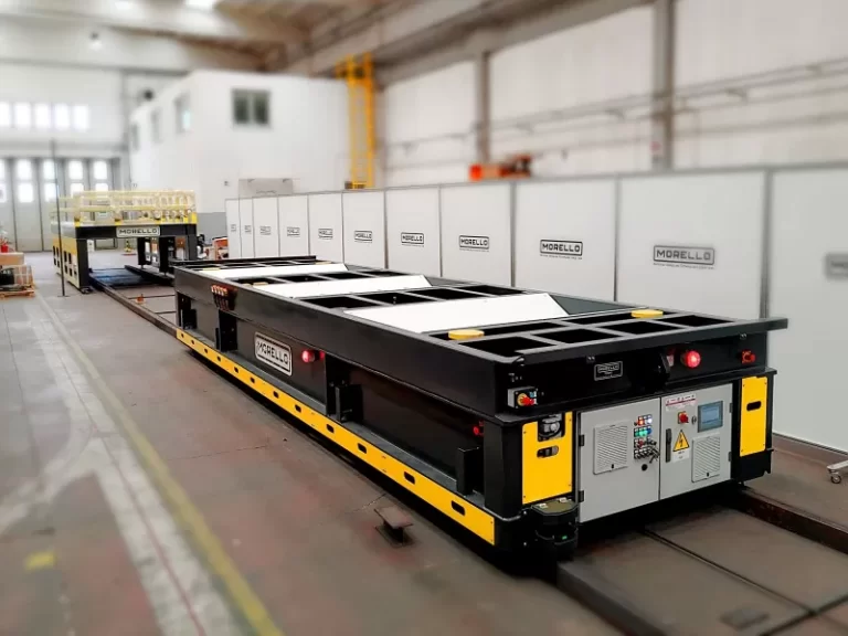 Automatisation de la manutention - Chariot de transfert 75 tonnes