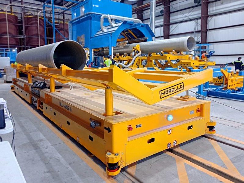 20 T – RGV TRANSFER CART TO TRANSPORT COMPOSITES PIPES - SBR